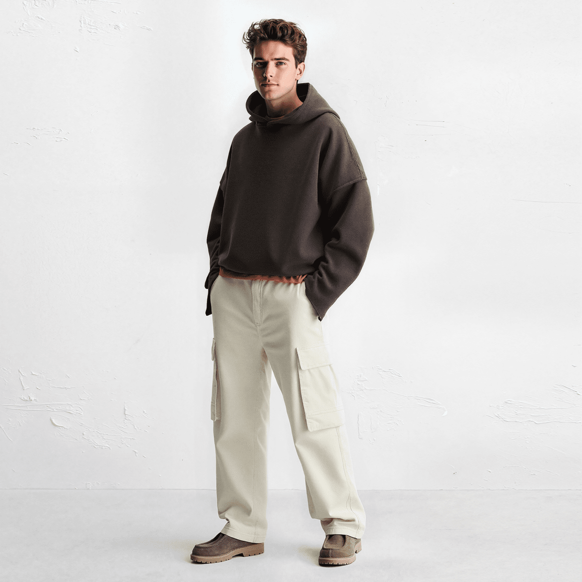 Graphic Boxy Hoodie（460GSM)