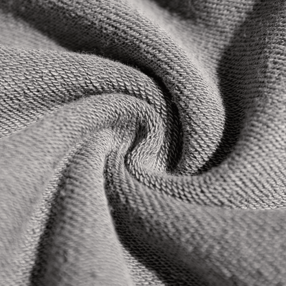 Washed Raw-Edge Cropped Crew Neck Sweatshirt（380GSM）