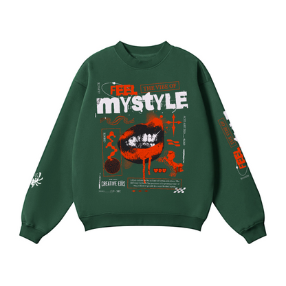My Style Fleece Crewneck Sweatshirt（380GSM）