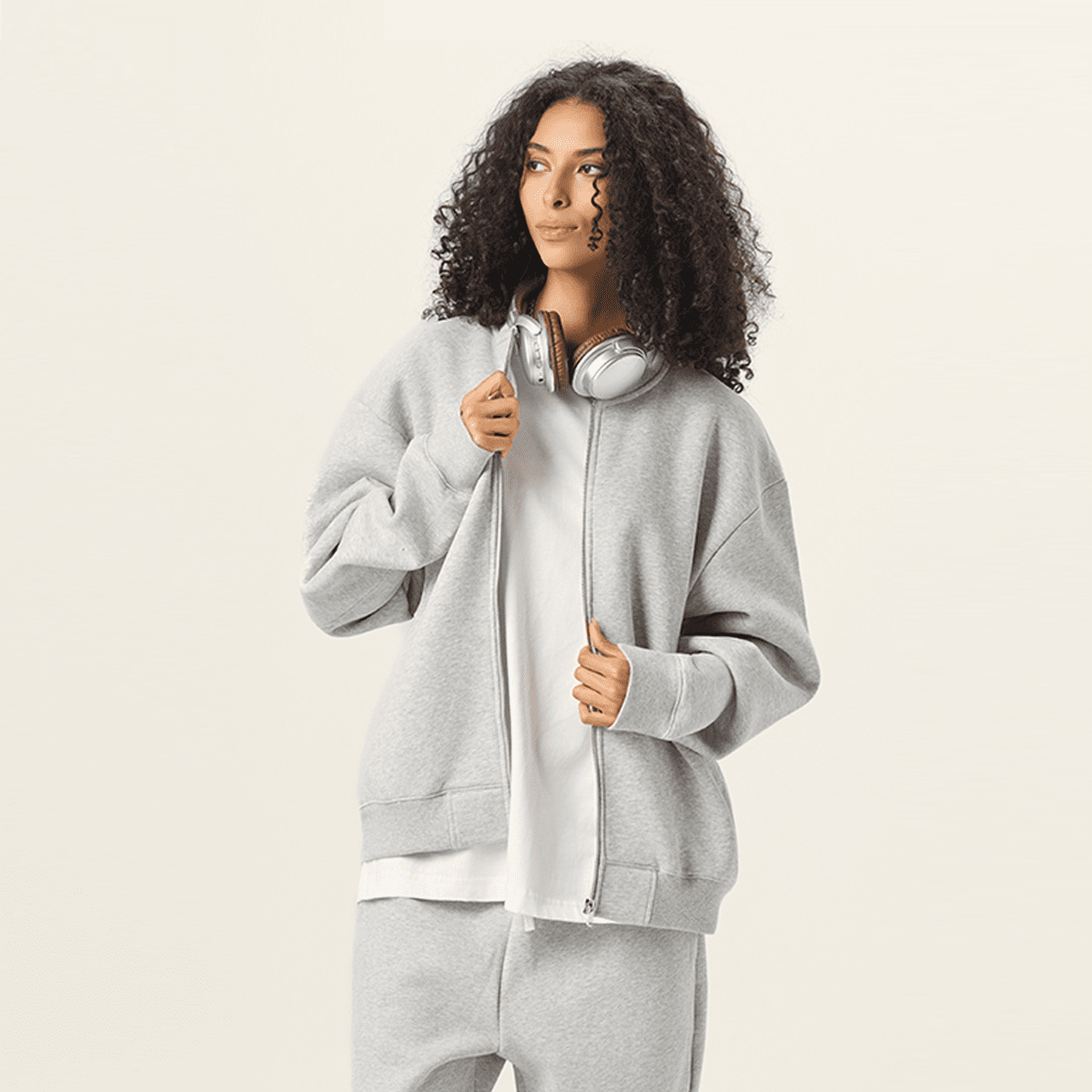 Full Zip Baseball Streetwear Jacket（360GSM）