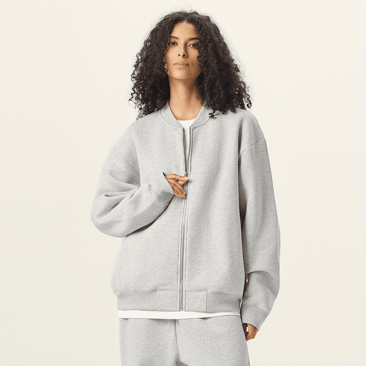 Full Zip Baseball Streetwear Jacket（360GSM）