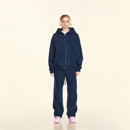 Full Zip-Up  Fleece Hoodie (380GSM)